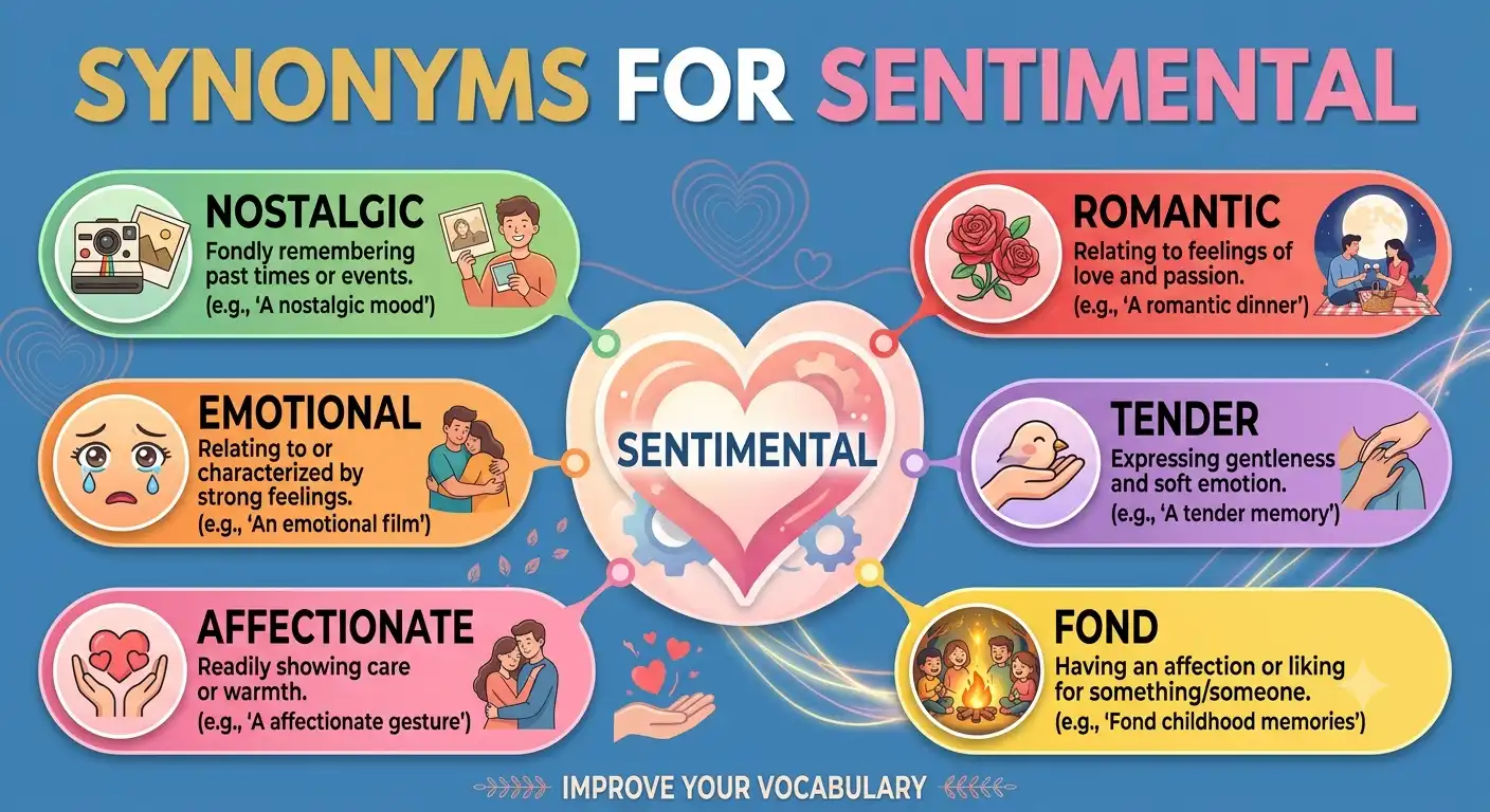 synonyms for sentimental