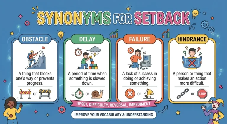 synonyms for setback