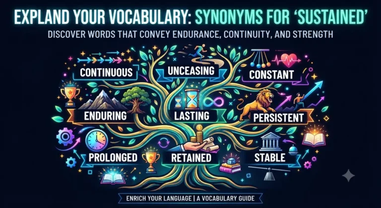 synonyms for sustained