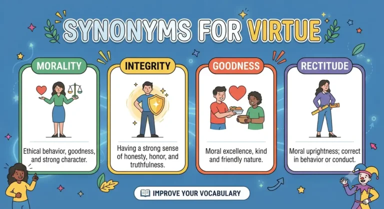 synonyms for virtue