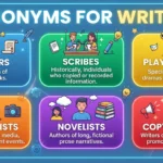 synonyms for writers