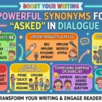 synonyms for asked in dialogue
