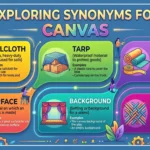 synonyms for canvas