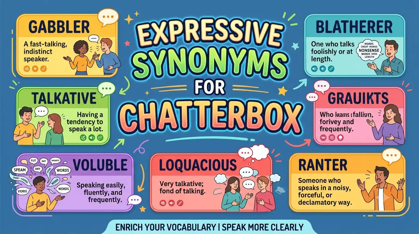 synonyms for chatterbox