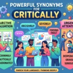 synonyms for critically