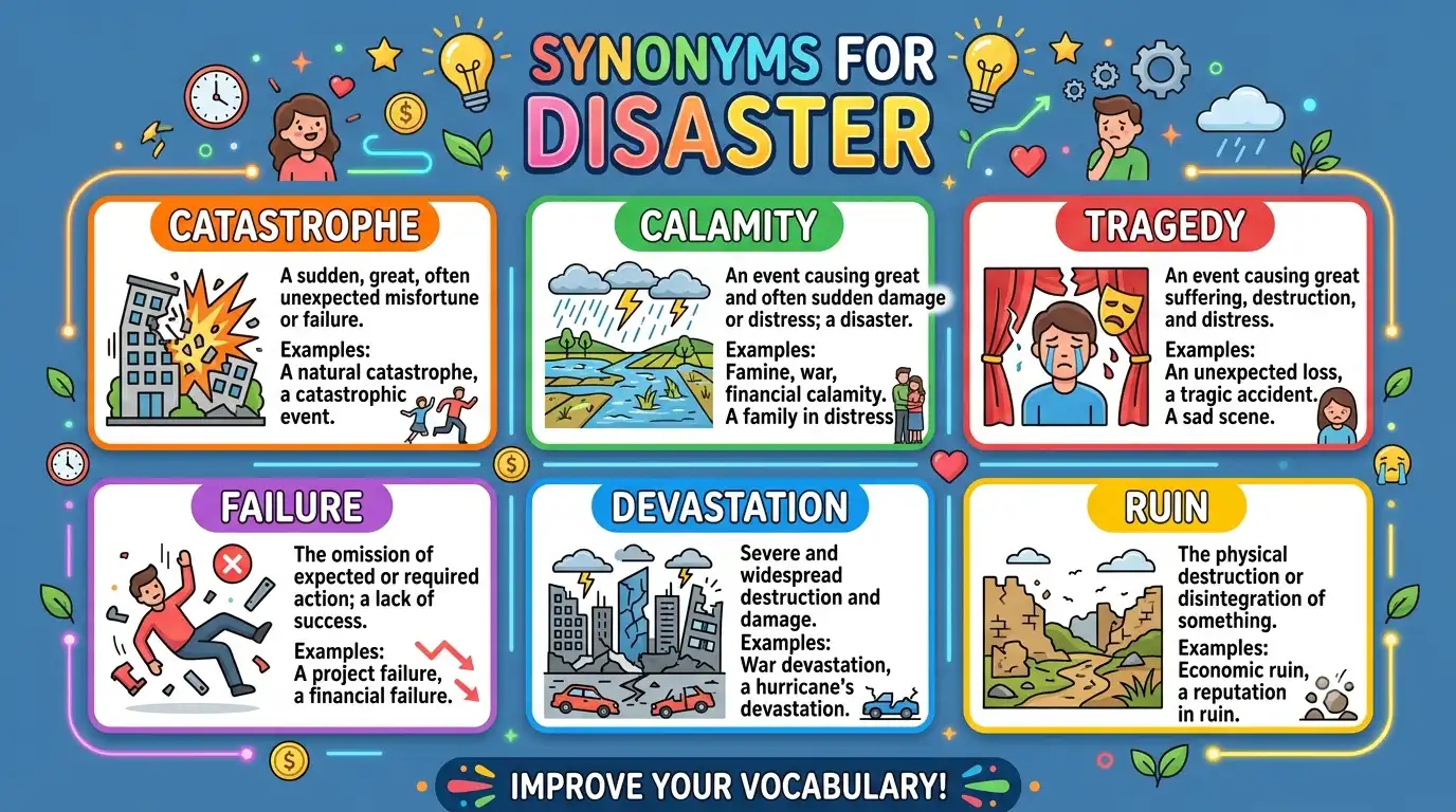 synonyms for disaster