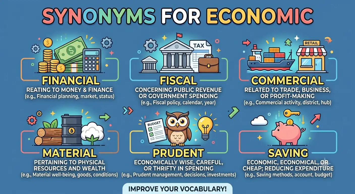 synonyms for economic