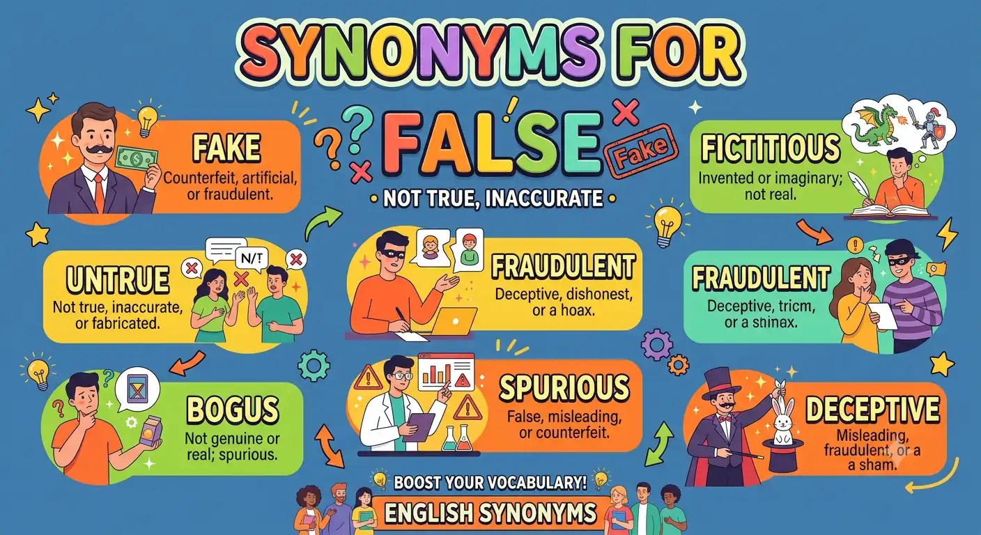 synonyms for false