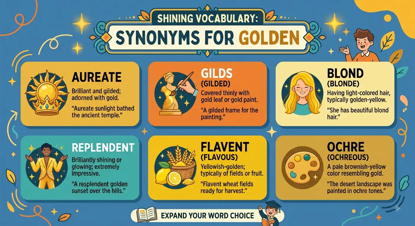 synonyms for golden