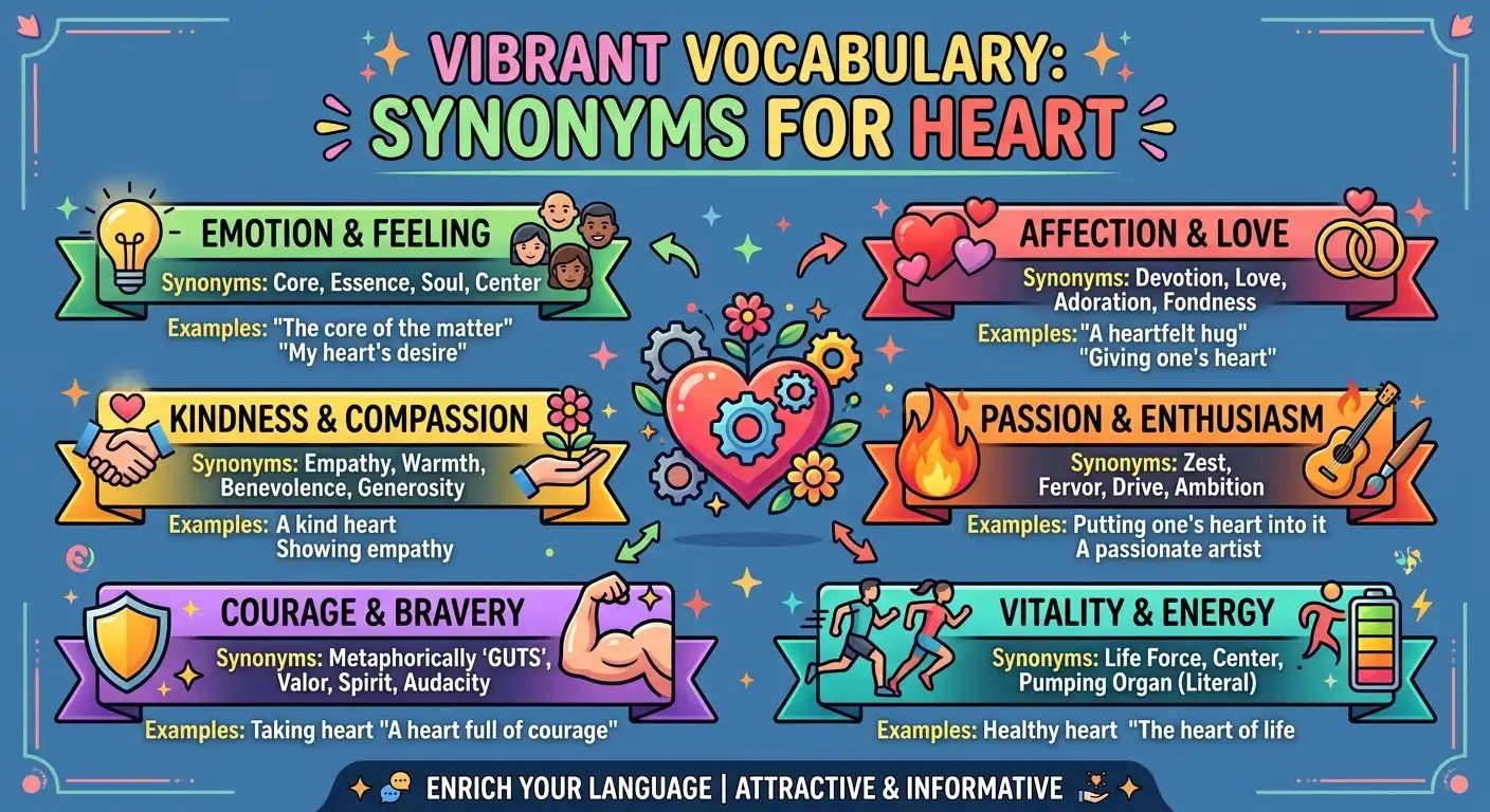 synonyms for heart