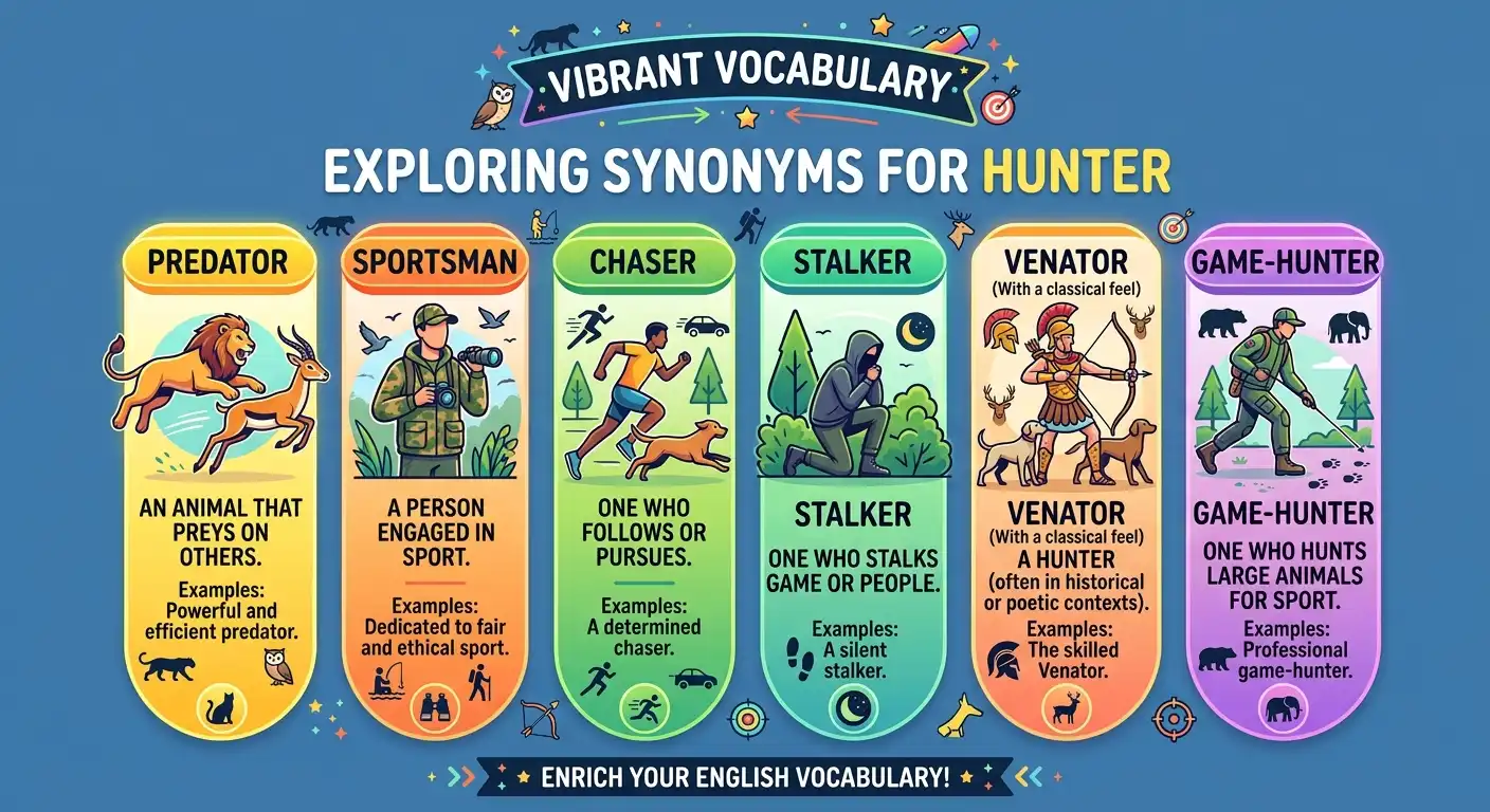 synonyms for hunter