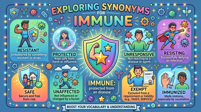 synonyms for immune