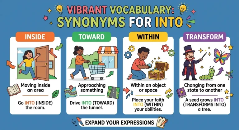 synonyms for into