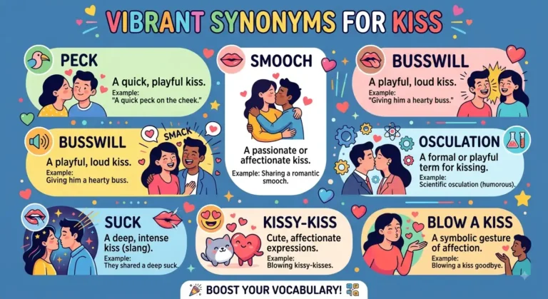 synonyms for kiss