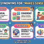 synonyms for makes sense
