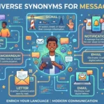 synonyms for message