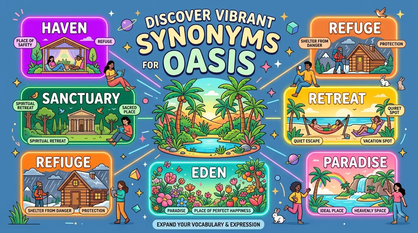 synonyms for oasis