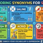 synonyms for salty