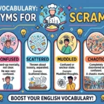 synonyms for scrambled