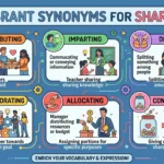 synonyms for sharing