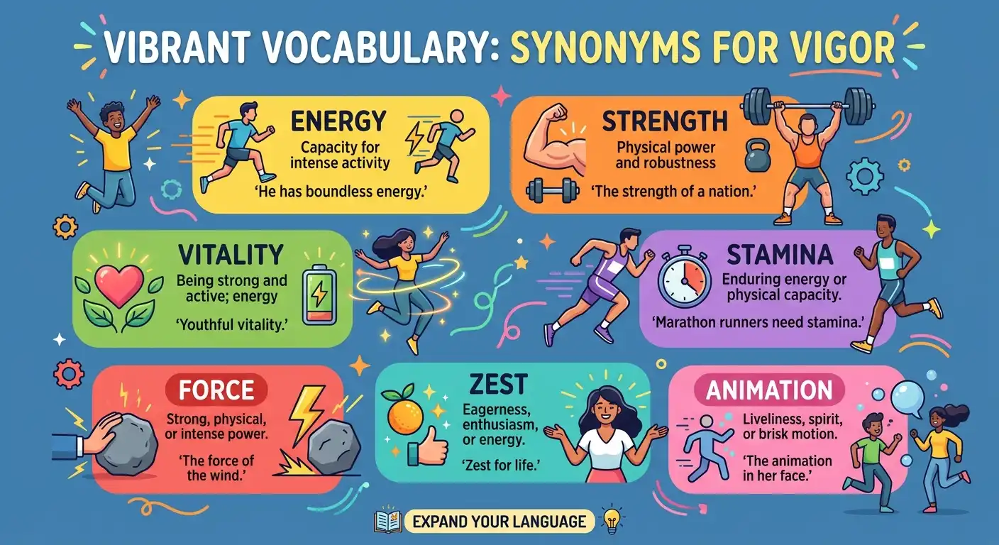synonyms for vigor