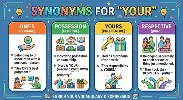 synonyms for your