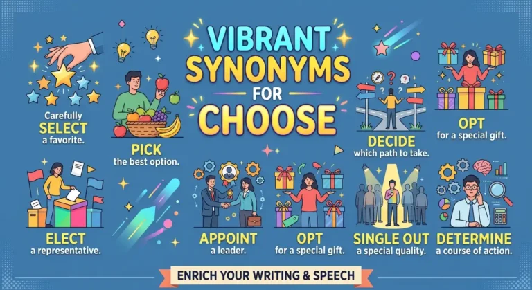 synonyms for choose
