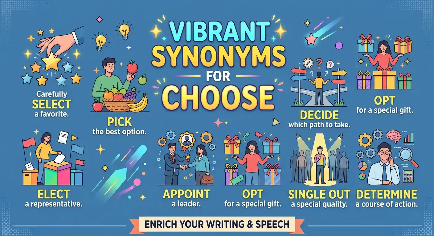 synonyms for choose