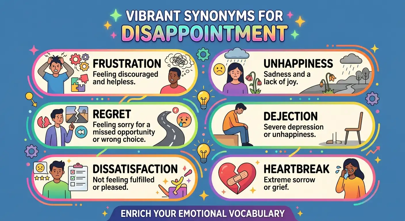 synonyms for disappointment