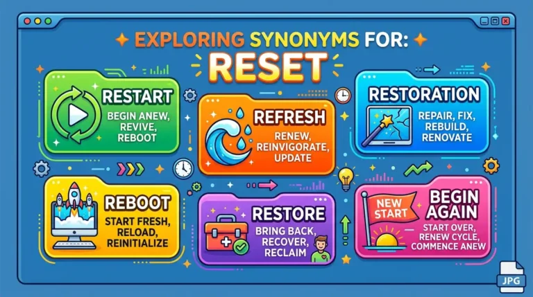 synonyms for reset