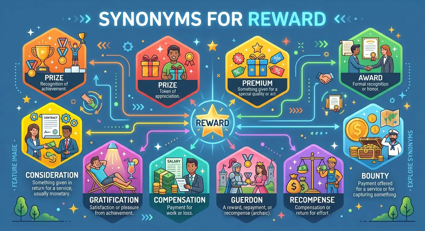 synonyms for reward