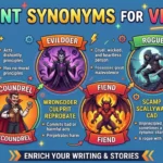 synonyms for villain