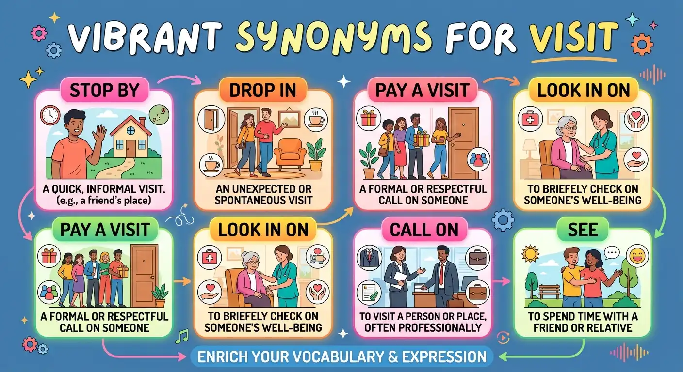 synonyms for visit