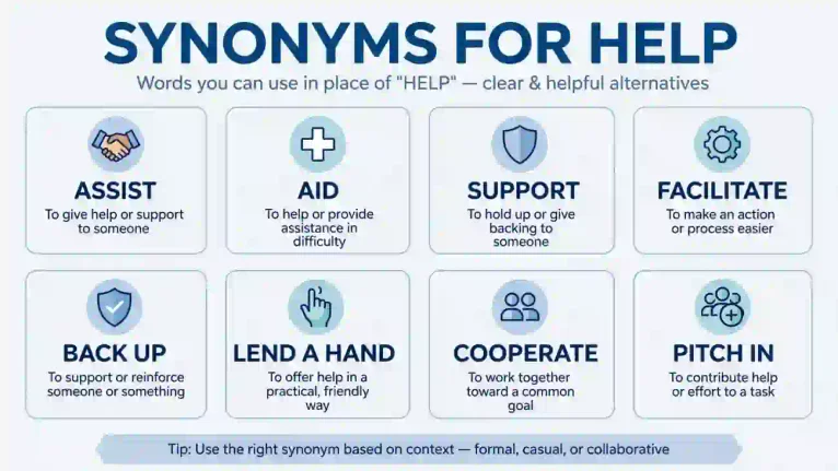 synonym for help