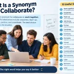 what is a synonym for collaborate