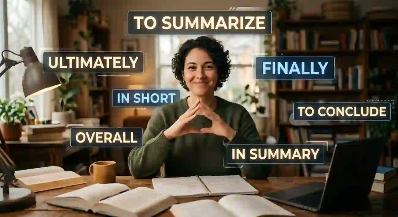 what is a synonym for in conclusion