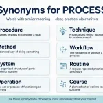 what is a synonym for process